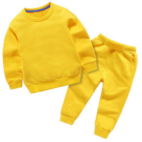 BLVB Toddler Baby Boys Girls Clothes Long Sleeve Crewneck Pullover Sweatpants Casual Tracksuits Fall Outfits